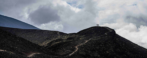 Lava hill at Osorno Volcano