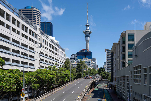 Sky Tower in central Auckland