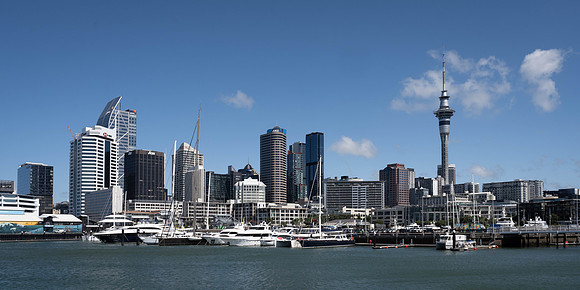 Central Auckland skyline