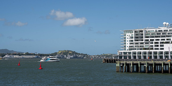 The island of Devonport from the harbour area