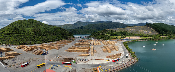 Picton timberyard panorama
