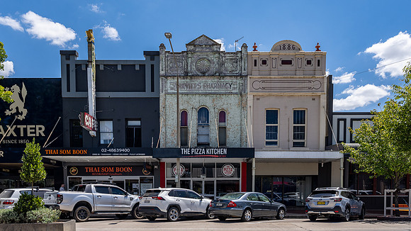 Heritage buildings in the town of Goulburn