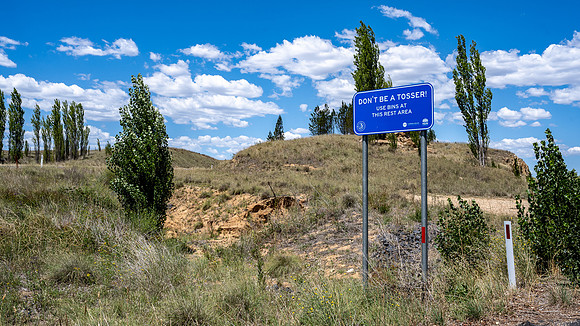 Motorway rest area