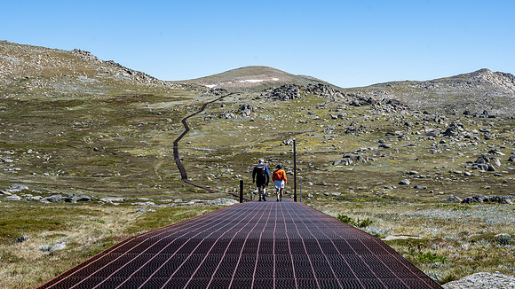 View to Mt Kosciuszko summit