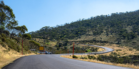 National Park road beyond Thredbo