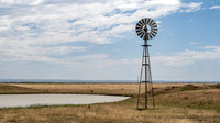 Traditional windmill in operation