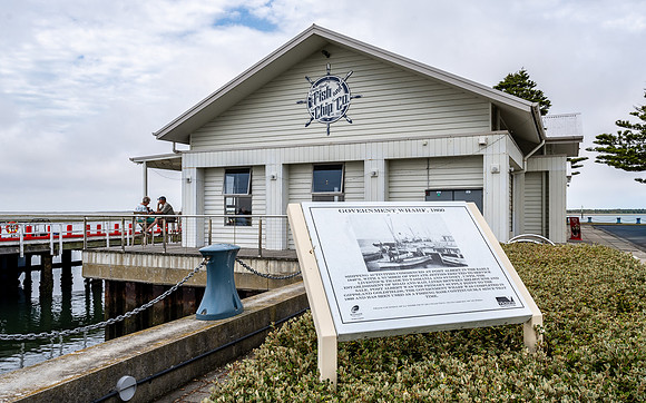 Government Wharf at Port Albert