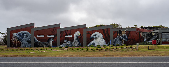 Chocolate Factory animal murals