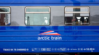 Arctic Train carriage at Bjørnfjell Station