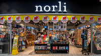 Narvik bookstore in a shopping mall