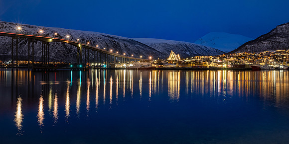 Arctic Cathedral with Tromsdalstinden mountain