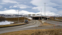 Road leaving Tromsø Island for Kvaløysletta