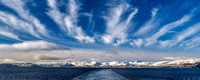 View down Rystraumen Strait