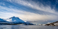 View down Rystraumen Strait