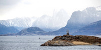 Arctic Circle marker - Vikingen Island
