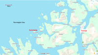 Location of Sommarøy and Tromsø