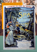 Rail poster for Spa - early 1900s