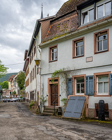 Riverside buildings dating from 1784, old Neckargemund