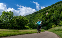 Local cyclist in Neckarsteinach