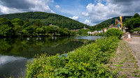 View of the Nckar river from Neckarsteinach