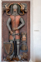 Grave marker of Ulrich V. Landschad von Steinach (died 1369)