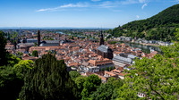 Heidelburg old town from Heidelburg Castle