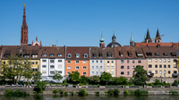 Colourful houses along the banks of the Main river