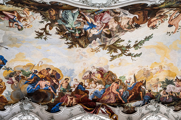 Fresco located in the Garden Wing of the Würzburg Residence