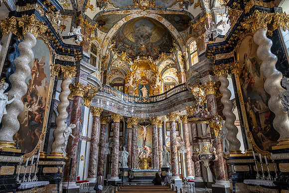 The Ornate Chapelle at the Würzburg Residence