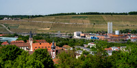 Vineyards on the hills above  Würzburg