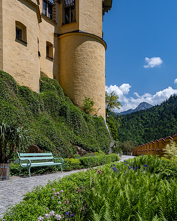 Hohenschwangau Castle ornamental garden