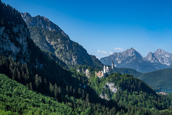 Neuschwanstein Castle from the Tegelbergbahn