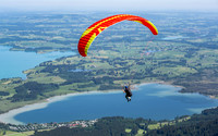 Paragliding from the Tegelbergbahn mountain station