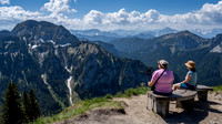 View towards  the Austrian Alps
