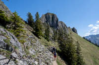 Hike to Branderschrofen summit