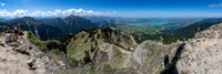 270 degree panoramic view from Branderschrofen summit