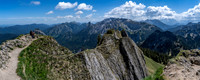 180 degree panoramic view from Branderschrofen summit