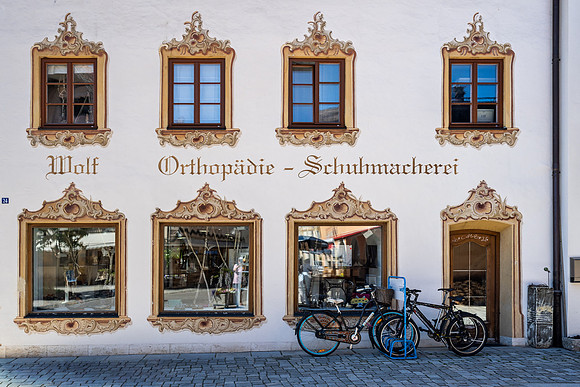 A traditional shoemaker's shop