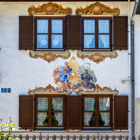 Building facade with religious and allegorical figures
