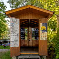 A self service fish kiosk