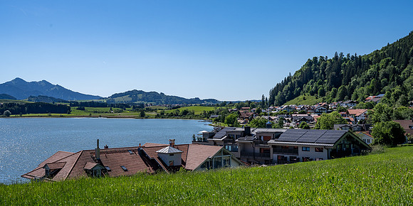 The town of Hopfensee