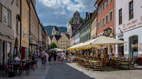 Restaurant culture on Reichenstrasse, central Füssen