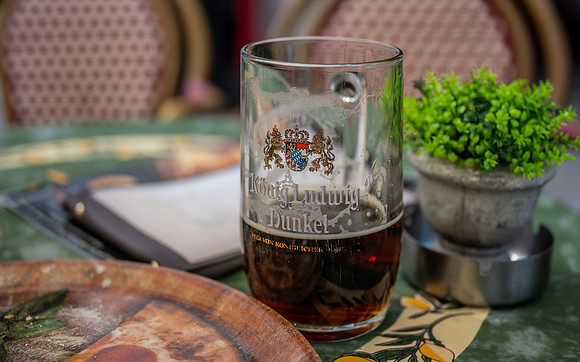 A local beer: 'King Ludwig'