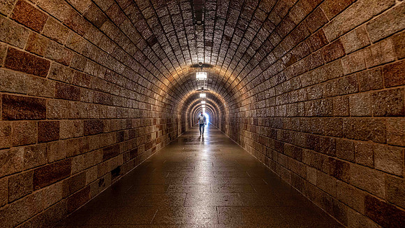 Tunnel to the Eagle's Nest lift lobby