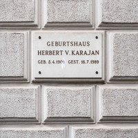 Birthplace of composer Herbert von Karajan
