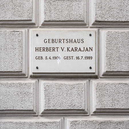 Birthplace of composer Herbert von Karajan