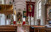 Inside the parish Church of St. Sebatian, Ramsau