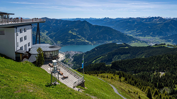 View from the Schmittenhöhebahn top station (Kaiserblick)