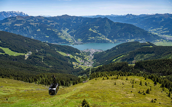 The Schmittenhöhebahn towards Zell