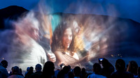 The Magic Lake Show features images projected onto the water